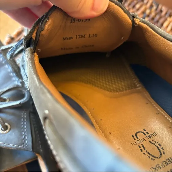 J&amp;M Men's Boat Shoes Casual Loafers Slip On Leather XC4 System Size 12M 25-0799