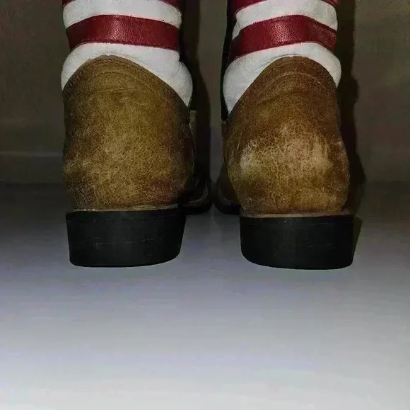 J.B. Dillon Americana Leather Boots Youth size 2‎