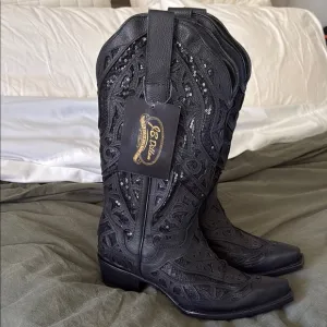 J.B. Dillon Women's Black Western Boots