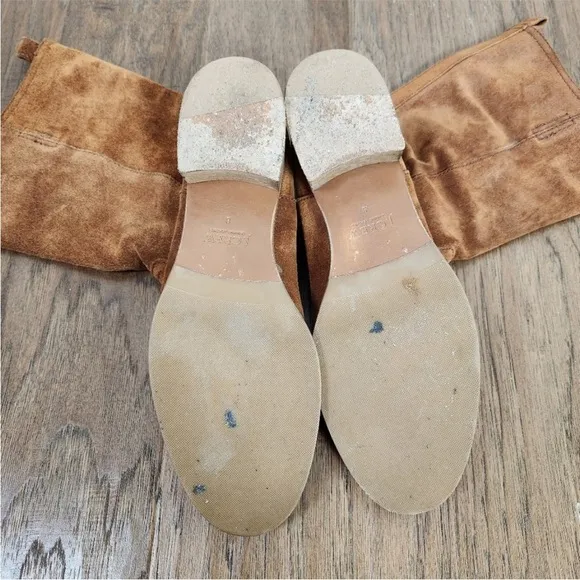 J.CREW Collection Vintage Cap Toe Suede mid calf suede boots