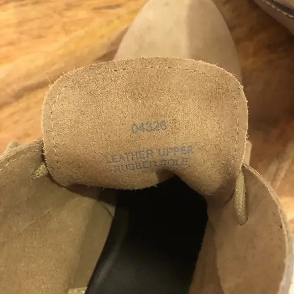 J. Crew MacAlister Suede Wedge Boots Beige