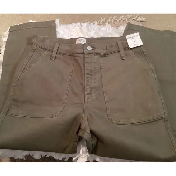 J.Crew Straight-leg Ankle cropped.