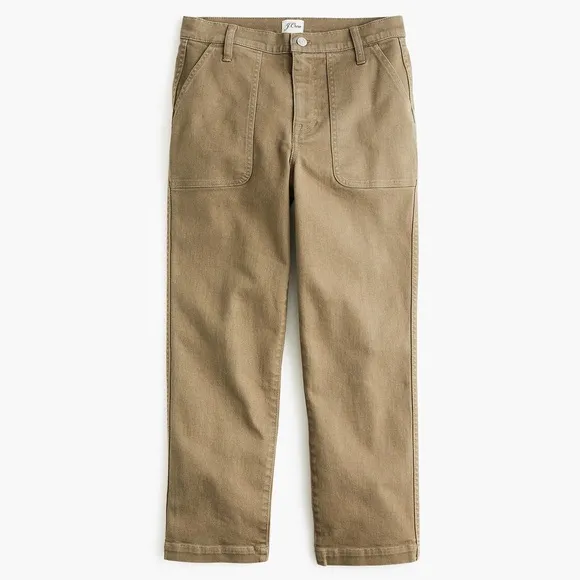 J.Crew Straight-leg Ankle cropped.