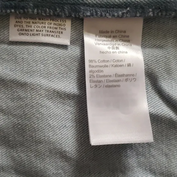 J.Crew straight leg crop Indigo Cove wash jeans