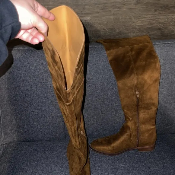 J.Crew Suede over the Knee Boots