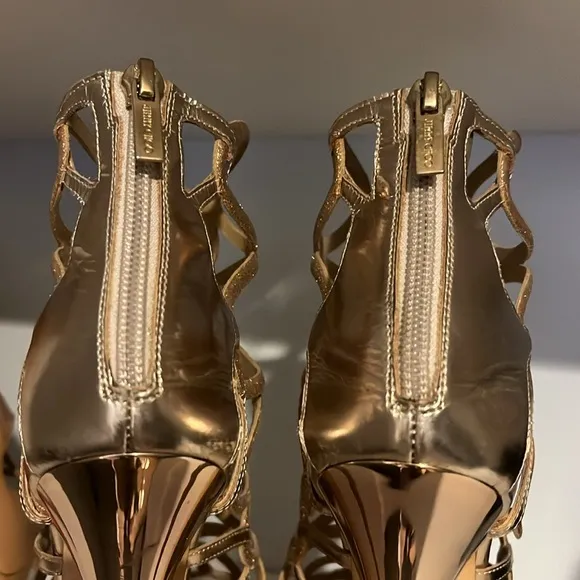 Jimmy Choo Glitter Platform Sandals