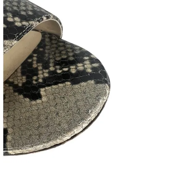 Jimmy Choo Marine 65 Snake-Embossed High-Heel Sandals
