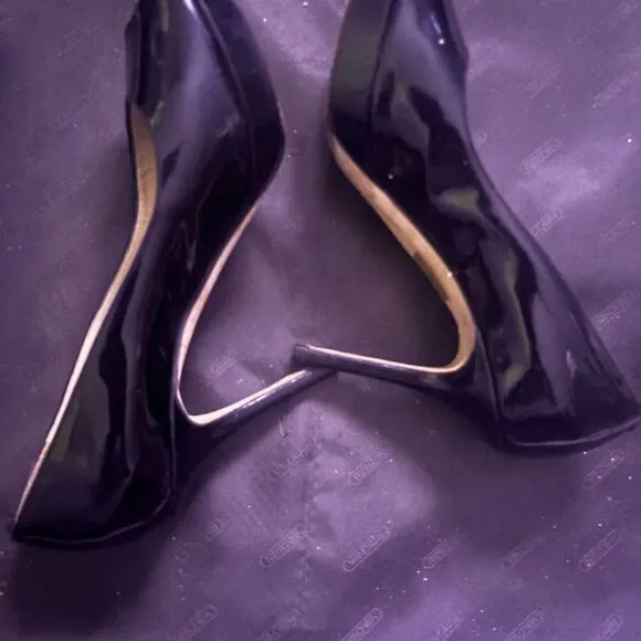 Jimmy Choo platform heels peep toe dress shoe sandals classic open toe sexy