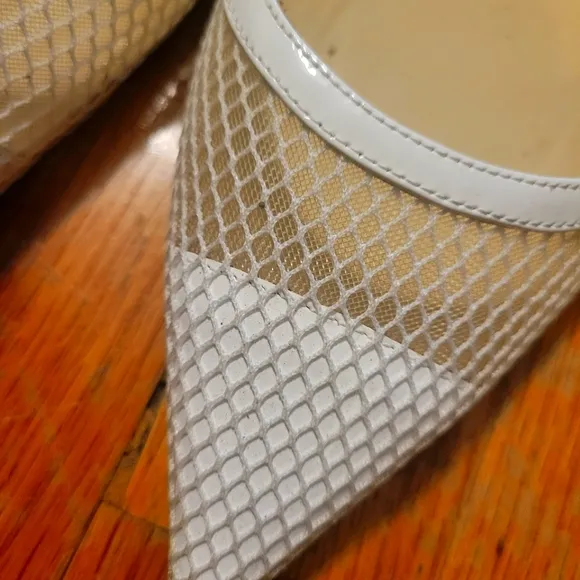 Jimmy Choo White Slingback Sandals