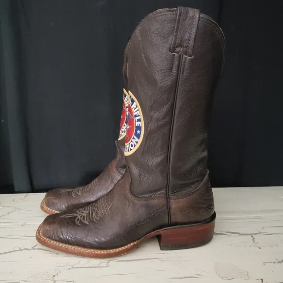 JM Bootmaker 'National Rifle Association' Logo Boots - Men's size 8 B