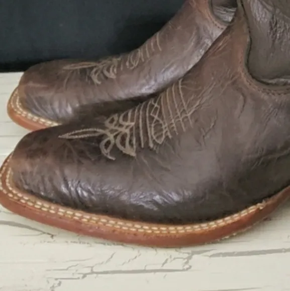 JM Bootmaker 'National Rifle Association' Logo Boots - Men's size 8 B