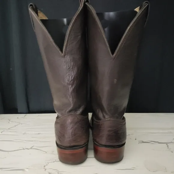JM Bootmaker 'National Rifle Association' Logo Boots - Men's size 8 B