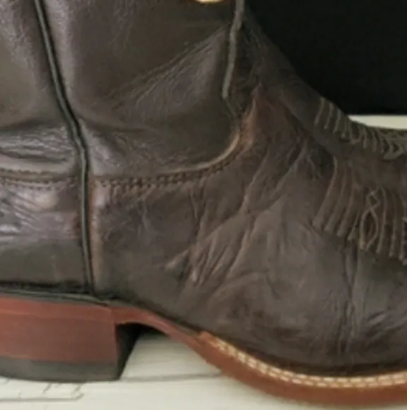 JM Bootmaker 'National Rifle Association' Logo Boots - Men's size 8 B