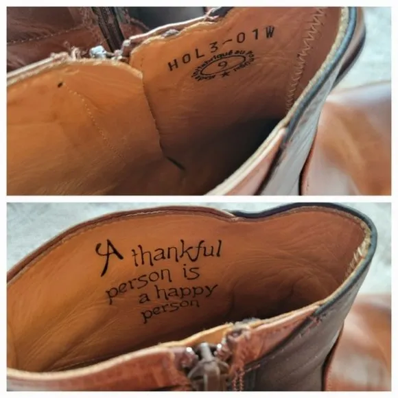JOHN FLUEVOG ADRIANS JULES ANKLE SIP UP SLIP  ON BOOTS