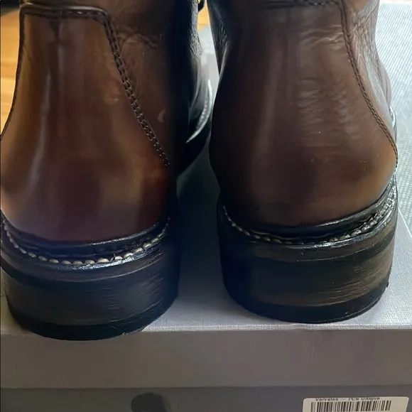 John Varvatos Chukka Boots Brown Leather Classic Design