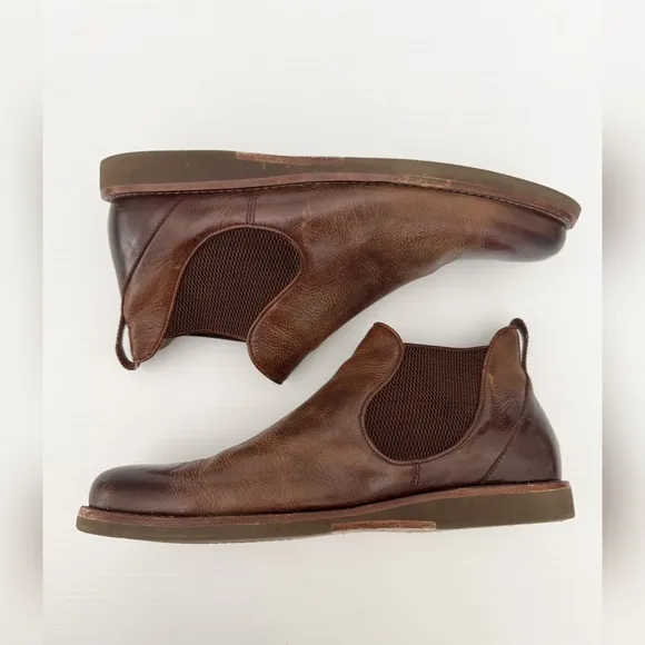 John Varvatos Leather Brooklyn Grandfather Chelsea Boots - 9