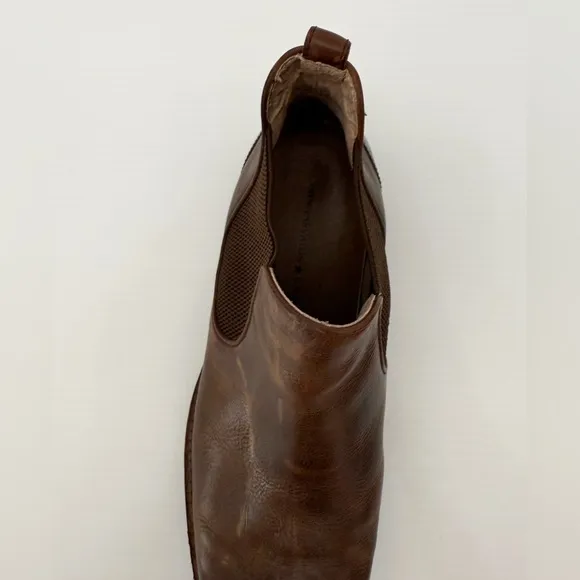 John Varvatos Leather Brooklyn Grandfather Chelsea Boots - 9