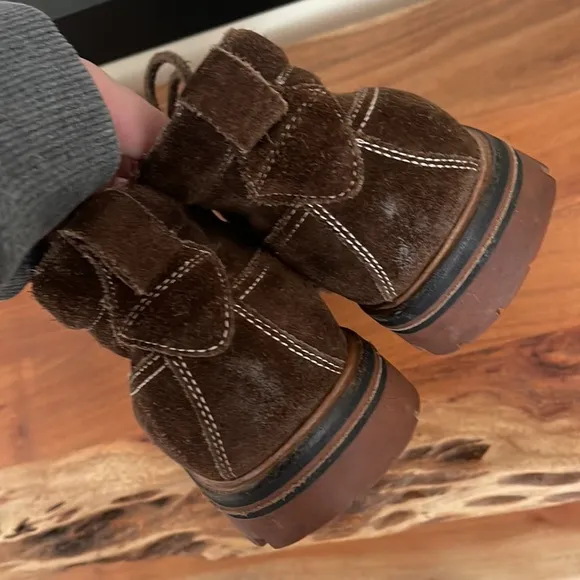 John Varvatos Suede Leather Boots