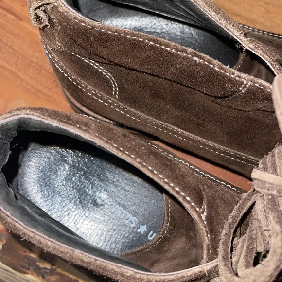 John Varvatos Suede Leather Boots