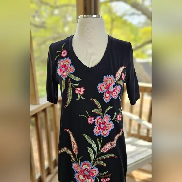Johnny Was Libbi Traptuno T-Shirt Dress