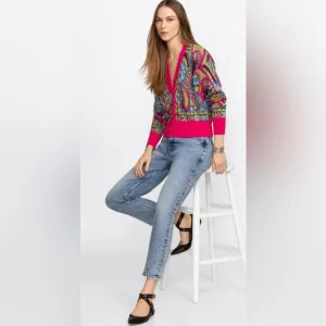 Johnny Was PALERMO SLIM BOYFRIEND Jeans - NWT - SIZE 31