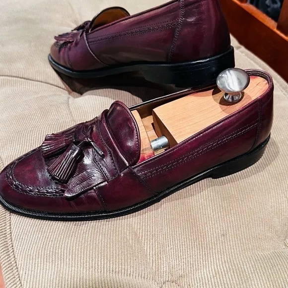Johnston &amp; Murphy Cellini Burgundy Loafers