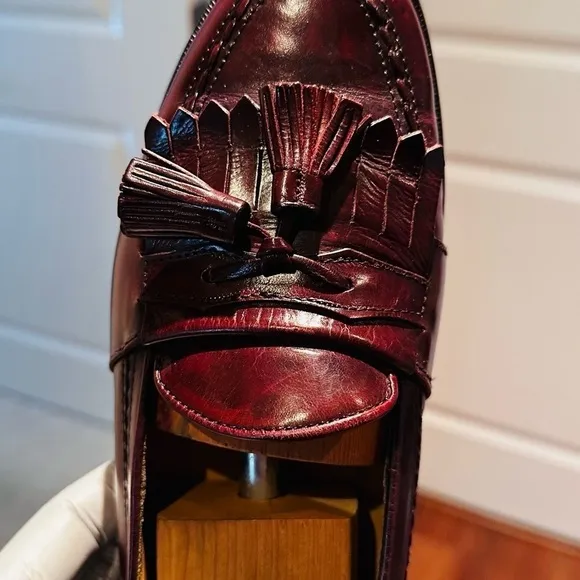 Johnston &amp; Murphy Cellini Burgundy Loafers