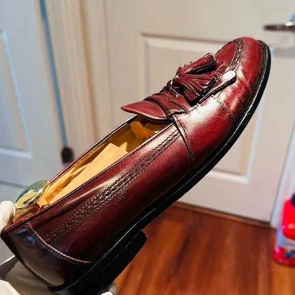 Johnston &amp; Murphy Cellini Burgundy Loafers