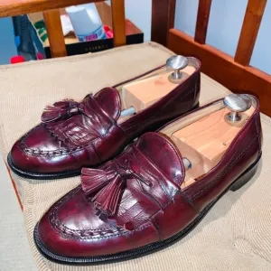 Johnston &amp; Murphy Cellini Burgundy Loafers