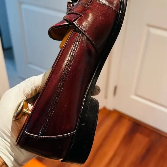 Johnston &amp; Murphy Cellini Burgundy Loafers