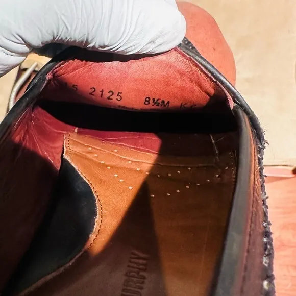 Johnston &amp; Murphy Croc Design Loafers.