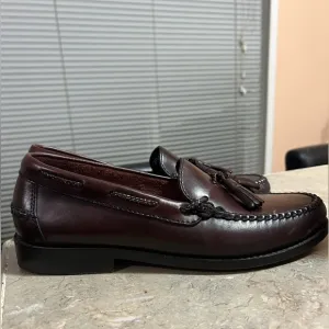 Johnston &amp; Murphy men’s size 8.5 leather hand made loafers