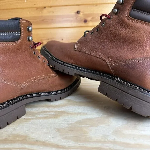 Johnston &amp; Murphy Mens Size 9 Kipton Full Grain Leather Boots New  #20-4540