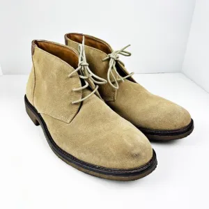 Johnston &amp; Murphy Sheepskin Suede Boots 9M