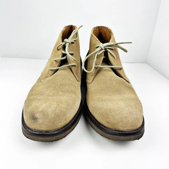 Johnston &amp; Murphy Sheepskin Suede Boots 9M