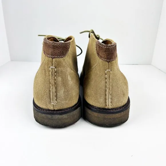 Johnston &amp; Murphy Sheepskin Suede Boots 9M