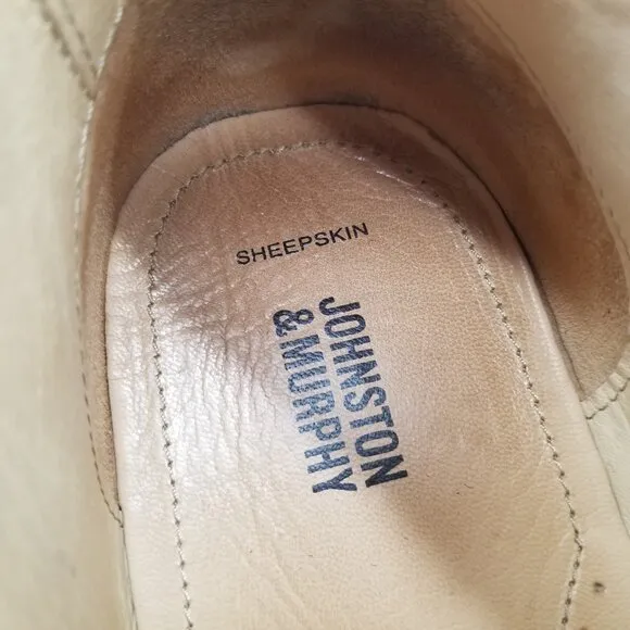 Johnston Murphy Sheepskin Chukka Boots Men's Blue Suede Shoes 25-3498 Sz 10.5