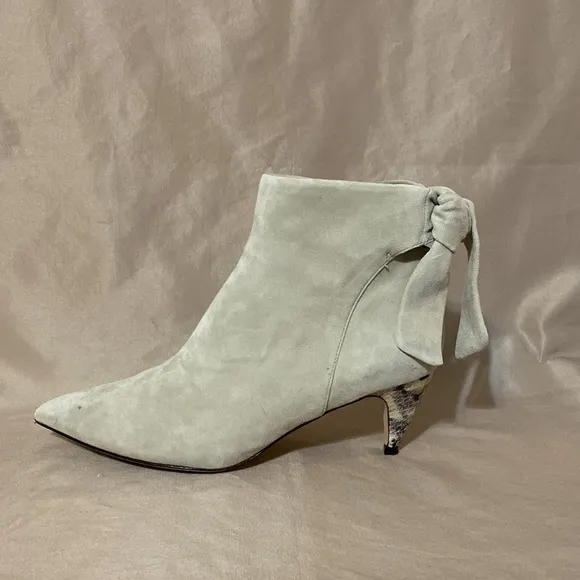 Joie 38.5 Rena Suede Booties Birch