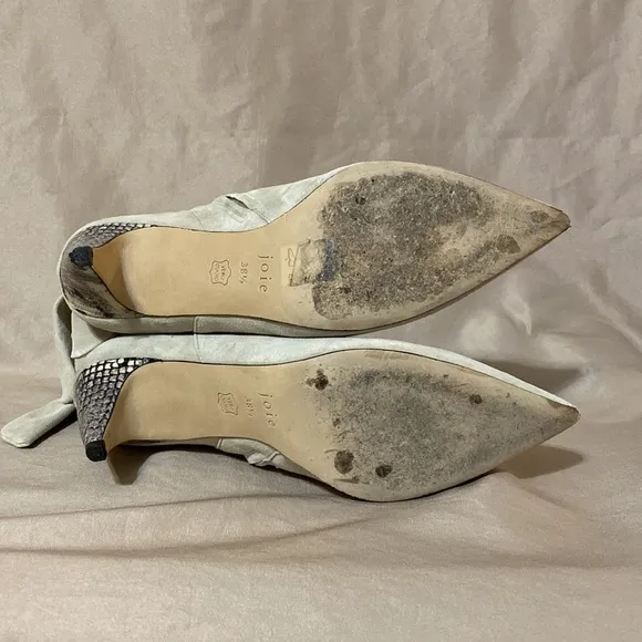 Joie 38.5 Rena Suede Booties Birch