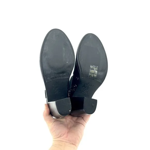 Joie Monte Black Suede Leather Studded Ankle Booties SZ 37 EU New