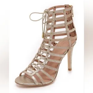 JOIE Rhoda Caged Lace Up Sandals