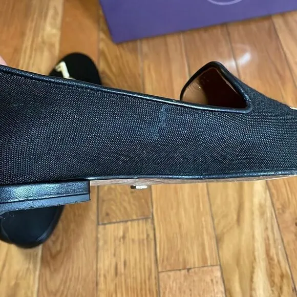 Jon Josef Gatsby key &amp; heart mismatched loafers black 6.5