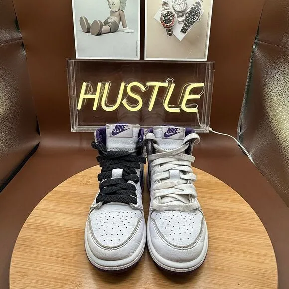 Jordan 1 Retro High “Court Purple” (TD) Sz 13.5C
