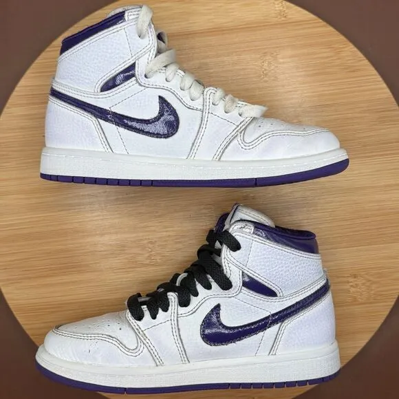 Jordan 1 Retro High “Court Purple” (TD) Sz 13.5C