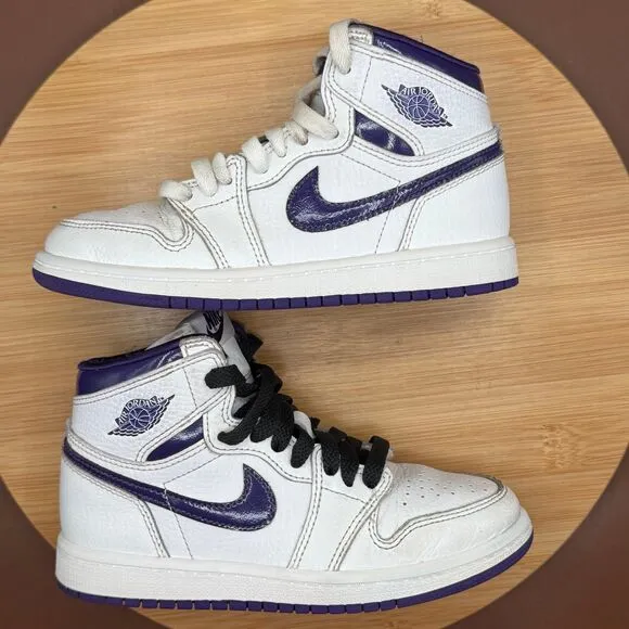 Jordan 1 Retro High “Court Purple” (TD) Sz 13.5C