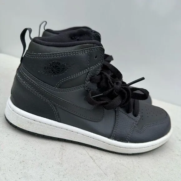 Jordan 1 Retro High Girls 1,5Y Blue Leather Shoes Nike Athletic Sneakers