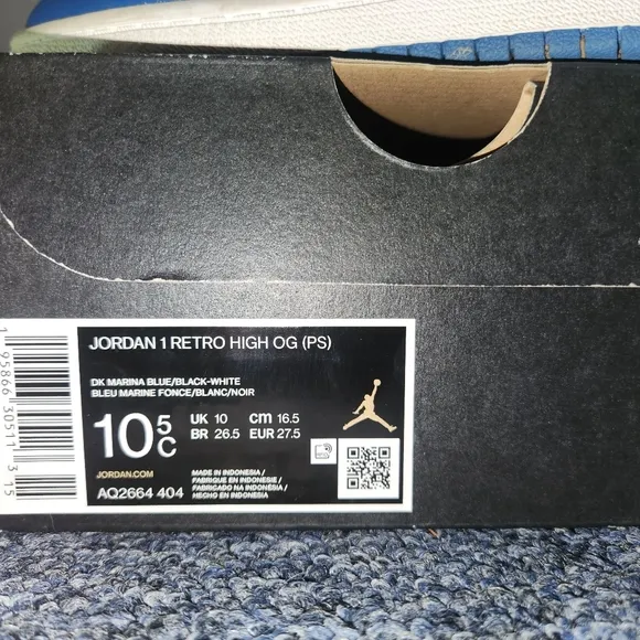 Jordan 1 retro high OG (PS)