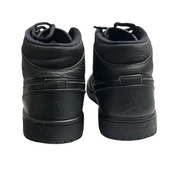 Jordan 1 Retro Mid Black Sneakers Men's Size 9.5