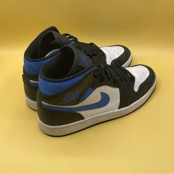 Jordan 1 Retro Mid Blue Black Racer