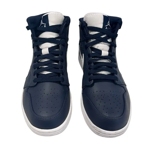 Jordan 1 Retro Mid&quot;Obsidian White&quot;